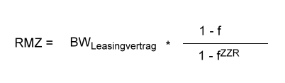 2 Herleitung Vollamortisationsrate aus Barwert eines vorschüssigen Leasingratenstroms